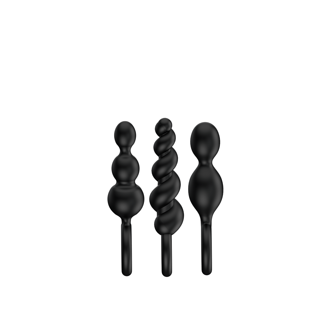 Satisfyer Booty Call Anal Plugs - Black