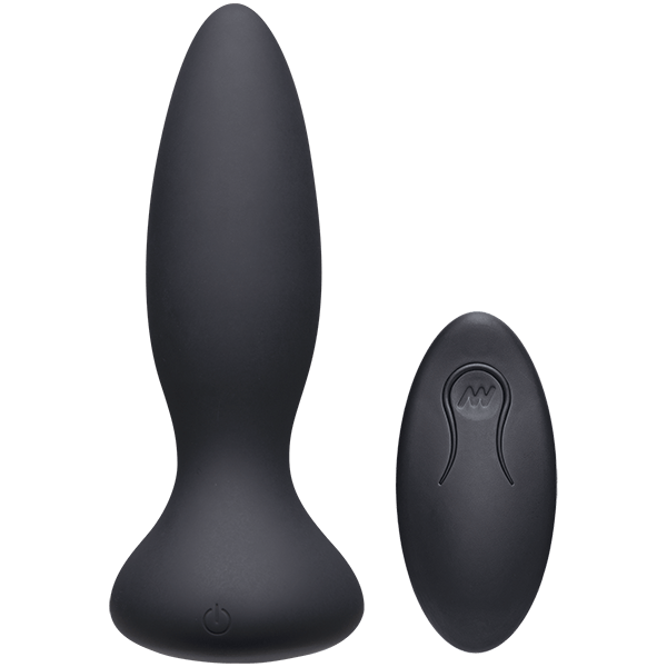 Doc Johnson A-Play Vibe Adventurous Rechargeable Silicone Anal Plug with Remote