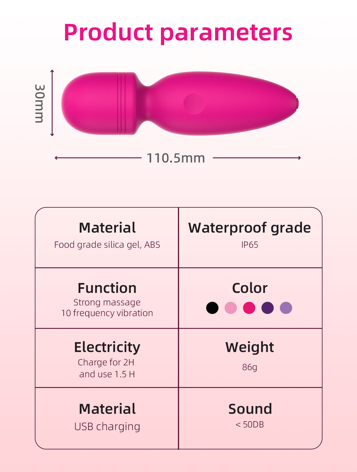 y.Love Amy Rechargeable Pocket Massager