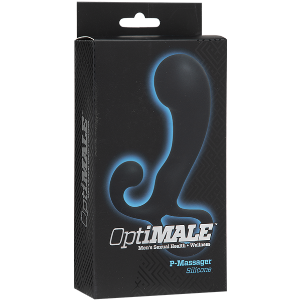 Doc Johnson OptiMALE Silicone P-Massager - Black