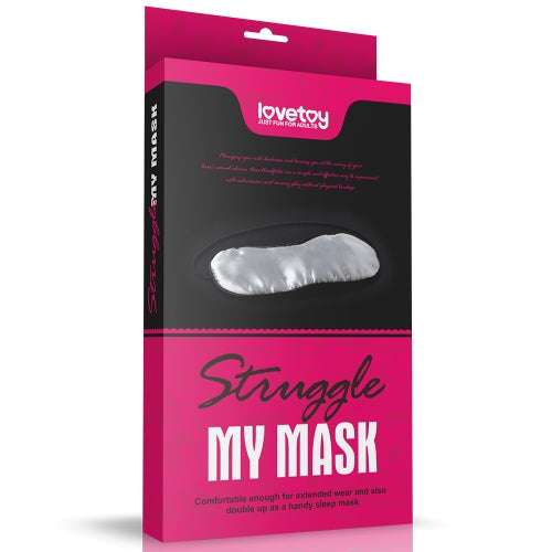 Lovetoy Products Struggle My Mask - Black & Silver