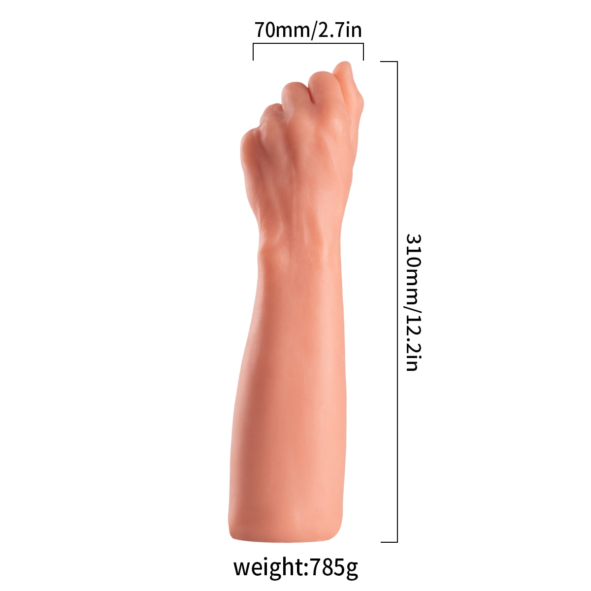 B045 The Fist Ultra Realistic 12'' Dildo