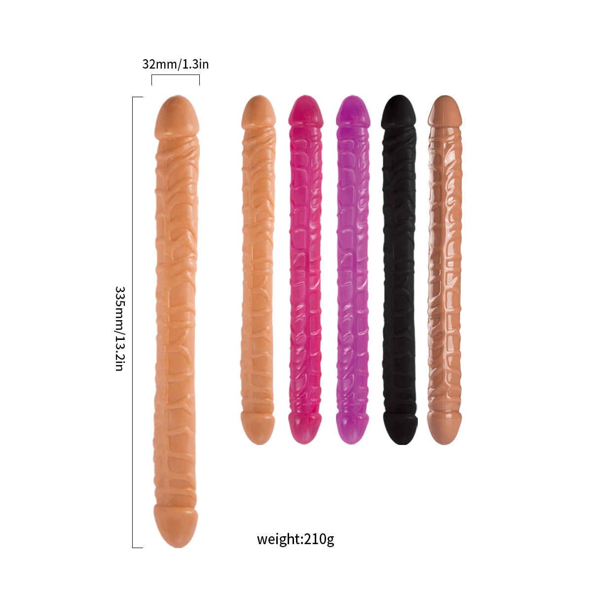 Double Headed 13.2'' Double Ended Dildo - Small