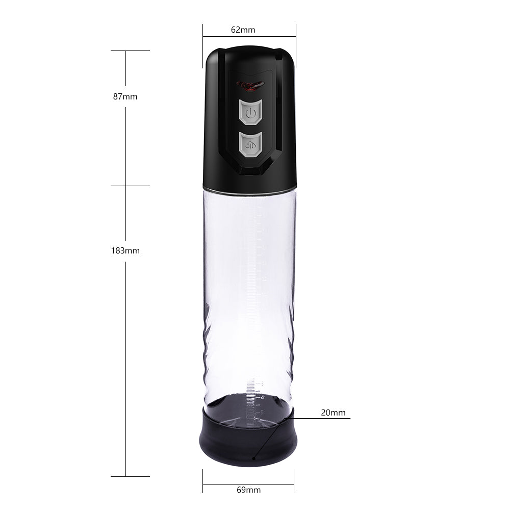 Vscnovelty Suck Vacuum Pumping Penis Pump - Clear