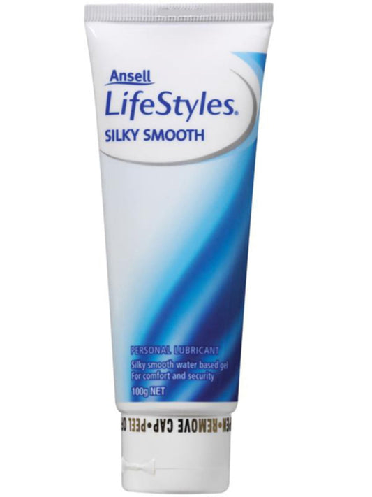 Ansell Lifestyles Silky Smooth Waterbased Lubricant 100g-0