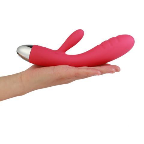 Svakom Barbara Rechargeable Ribbed Dual Motor Vibrator - Plum