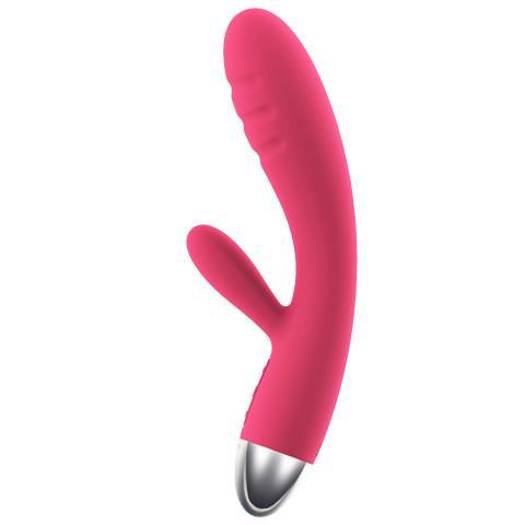 Svakom Barbara Rechargeable Ribbed Dual Motor Vibrator - Plum