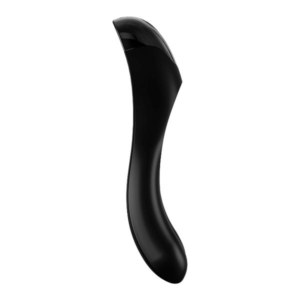 Satisfyer Candy Cane Rechargeable Finger Vibrator - Black