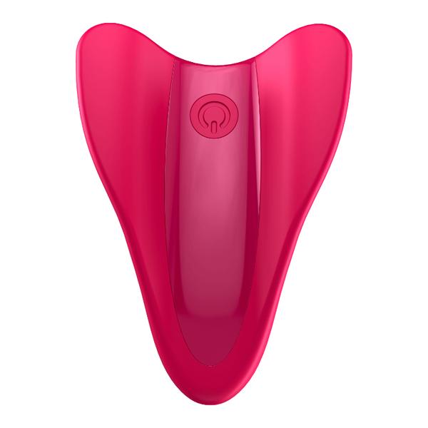 Satisfyer High Fly Rechargeable Finger Vibrator - Red