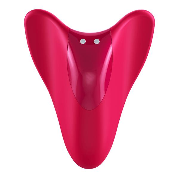 Satisfyer High Fly Rechargeable Finger Vibrator - Red