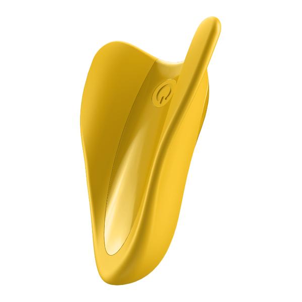 Satisfyer High Fly Rechargeable Finger Vibrator - Yellow
