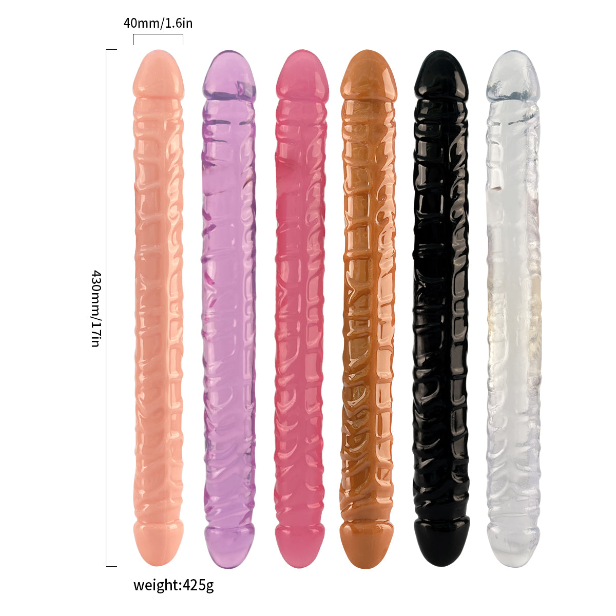 Double Headed 17'' Double Ended Dildo