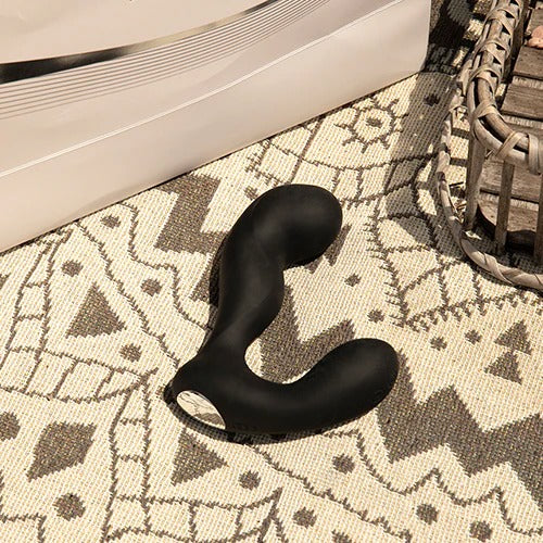 Svakom Iker Rechargeable Prostate & Perineum Massager with App Control - Black