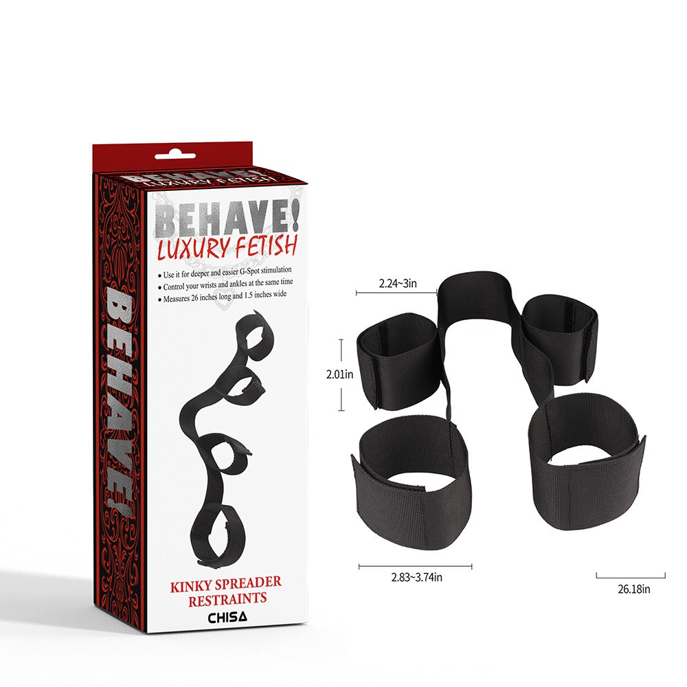 Behave! Luxury Fetish Kinky Spreader Restraints