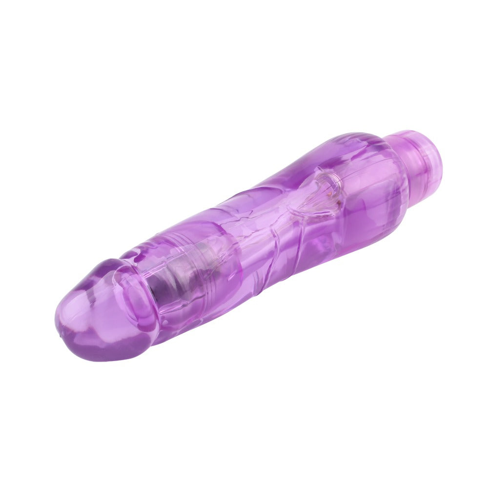 Crystal Jelly 7.8" Precious Purple Vibrator