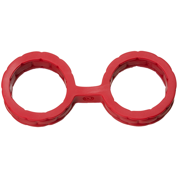 Doc Johnson Platinum Japanese Style Bondage Cuffs Small - Red