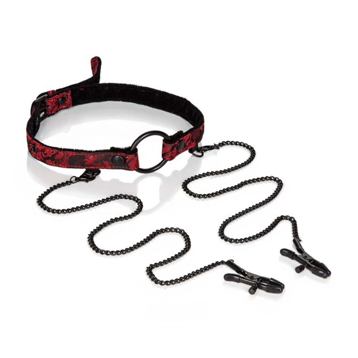 Scandal Open Mouth Gag w Clamps-194