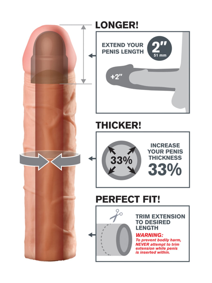 Fan+asy X-Tensions Perfect 2 Inch Extension-8192