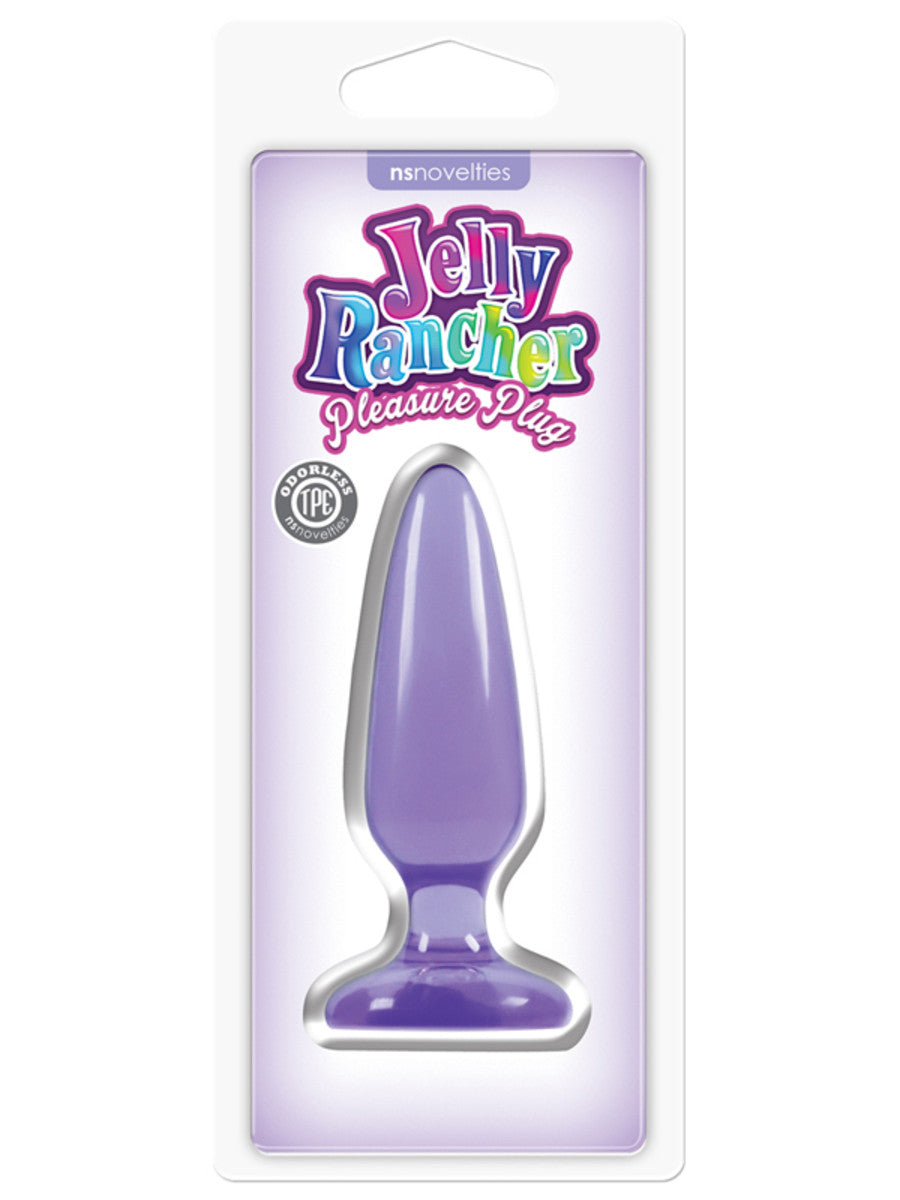 NS Novelties Jelly Rancher Pleasure Plug - Medium - Purple