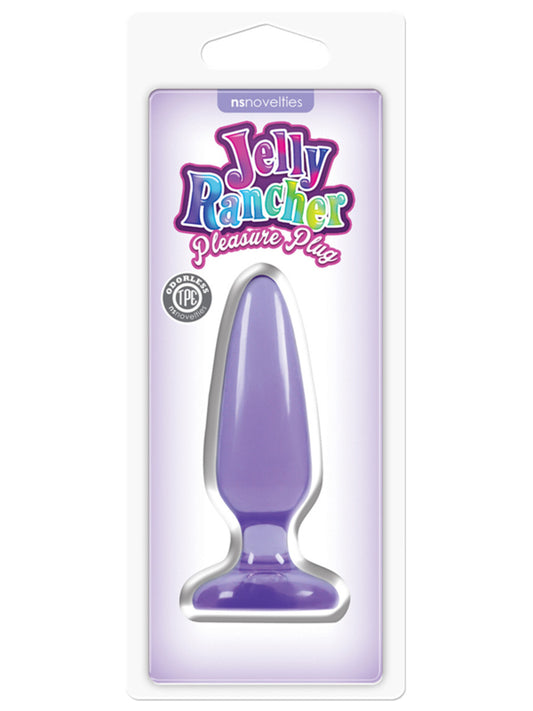 NS Novelties Jelly Rancher Pleasure Plug - Medium - Purple