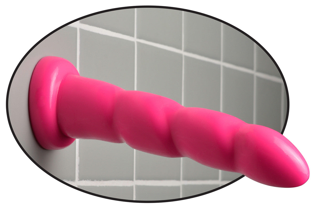 Pipedream Dillio 6" Twister Dildo - Pink