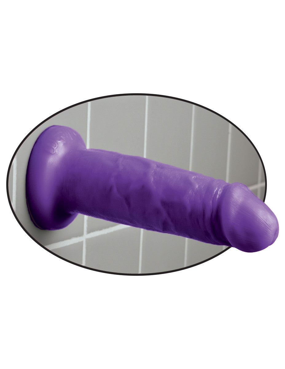 Pipedream Dillio 6" Chub Realistic Dildo - Purple