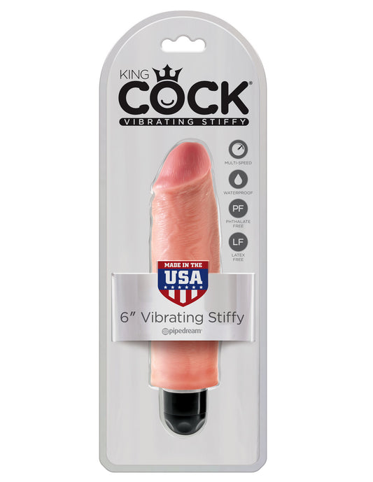 Pipedream King Cock 6" Vibrating Stiffy