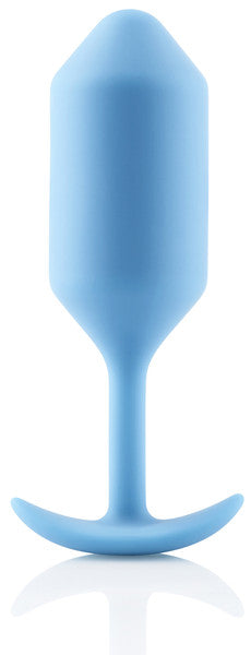 b-Vibe Snug Plug 3 Weighted Silicone Butt Plug - Teal