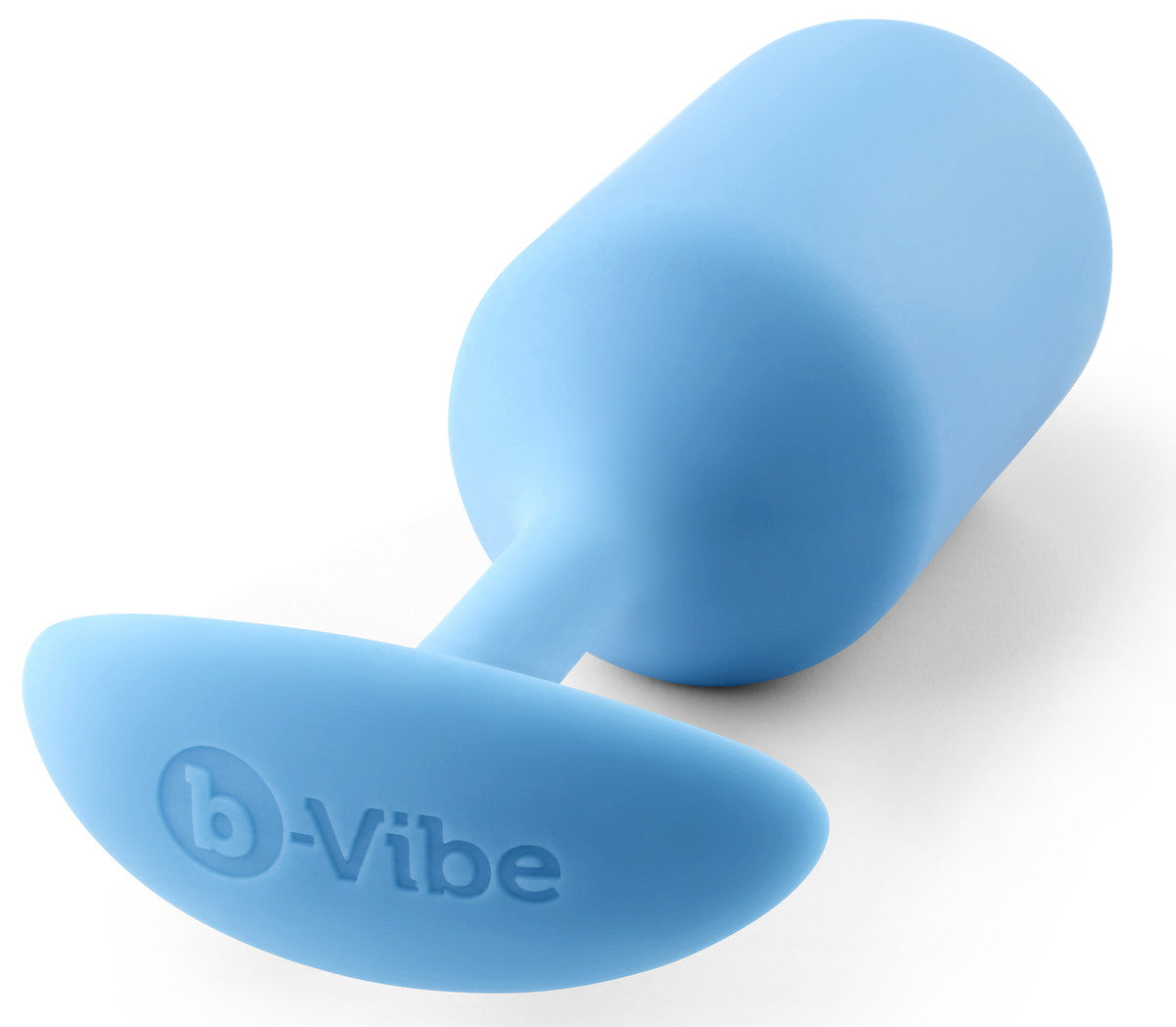 b-Vibe Snug Plug 3 Weighted Silicone Butt Plug - Teal