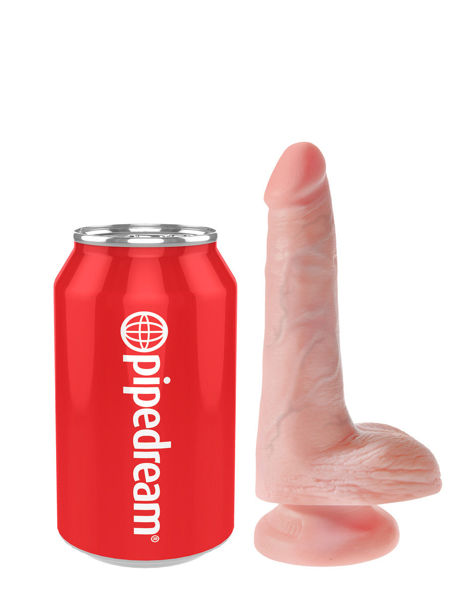 Pipedream King Cock 6" Cock with Balls - Light