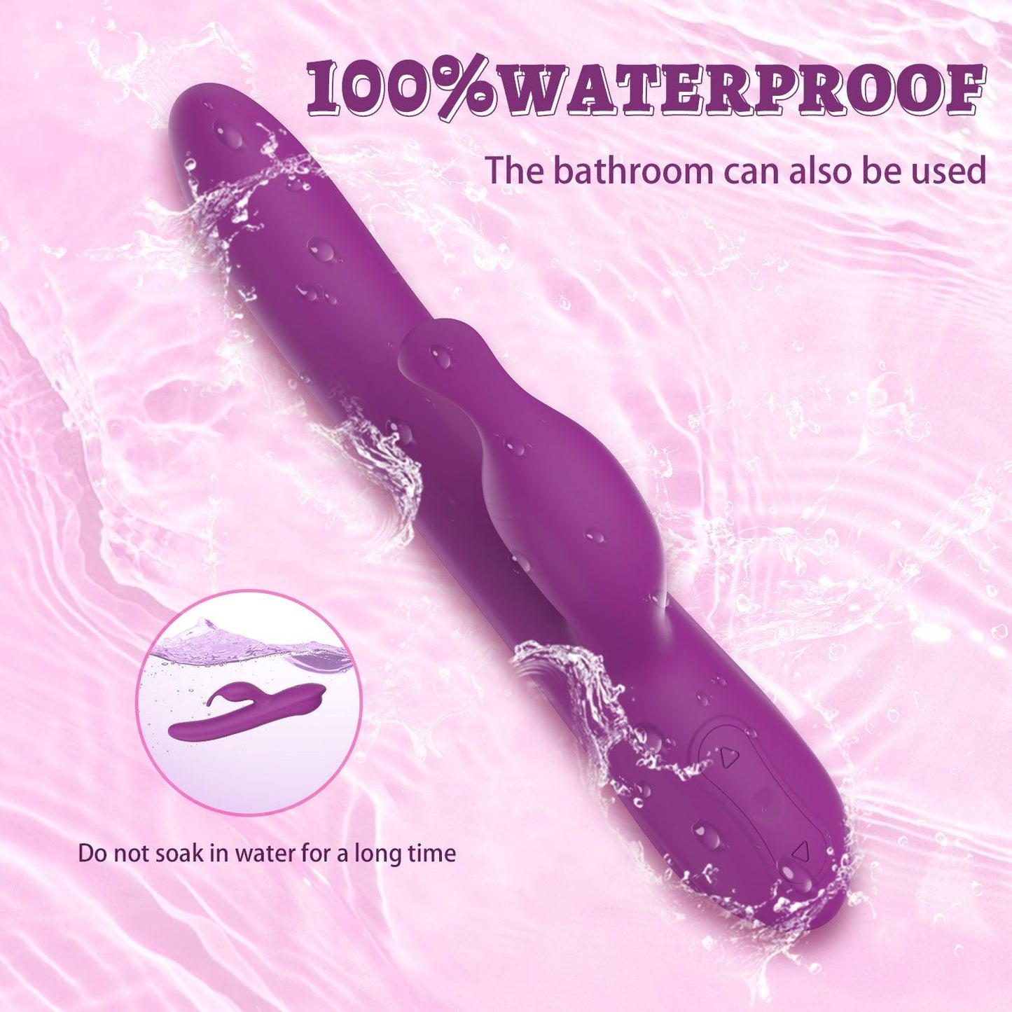 y.Love Newman 360 Rotation & Vibrating Ultra Wave Rabbit Vibrator