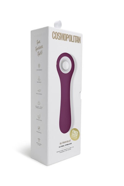 Cosmopolitan Ultraviolet Rechargeable Clitoral Stimulator with Sterilising Case - Purple