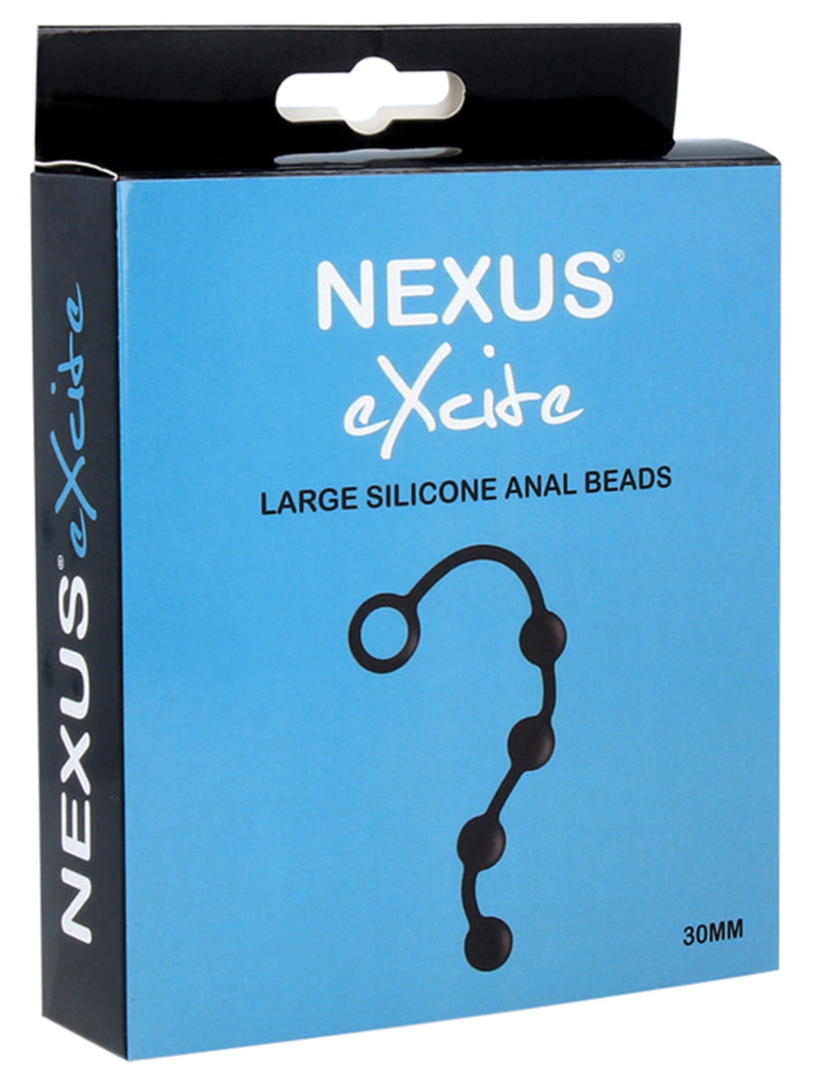 Nexus Excite Large 30mm Silicone Anal Beads