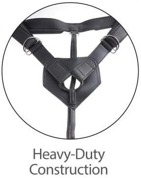 Pipedream King Cock Strap-On Harness with 7" Uncut Cock - Tan