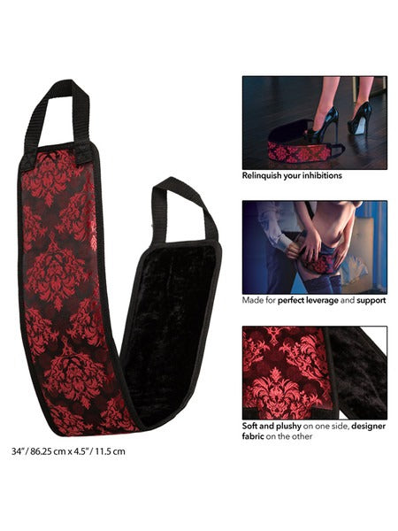 Calexotics Scandal Position Strap - Red and Black