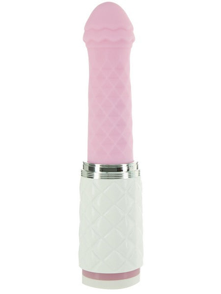 BMS Pillow Talk Feisty Pink Trusting and Vibrating Massager- Pink