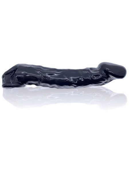 Oxballs Muscle Ripped Slimer Longer Cocksheath Penis Sleeve - Black