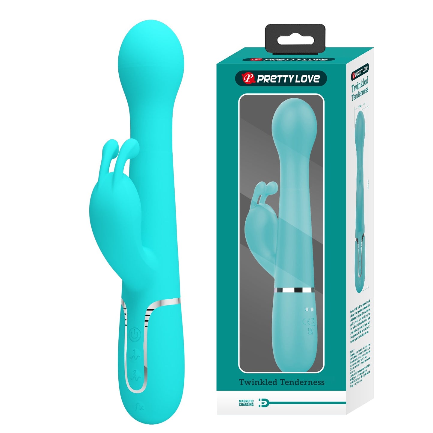 Pretty Love Twinkled Tenderness Thrusting & Rotating Rabbit Vibrator - Dejon