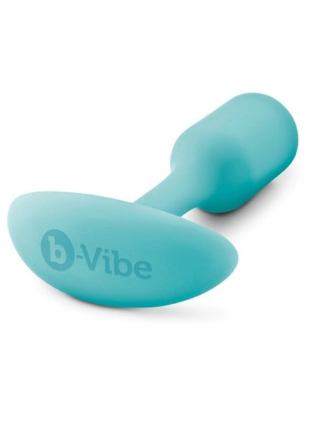 b-Vibe Snug Plug 1 Weighted Silicone Anal Plug - Mint