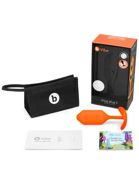 B-Vibe Snug Plug 3 Weighted Silicone Plug