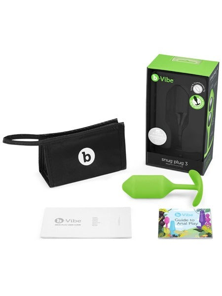 b-Vibe Snug Plug 3 - Lime