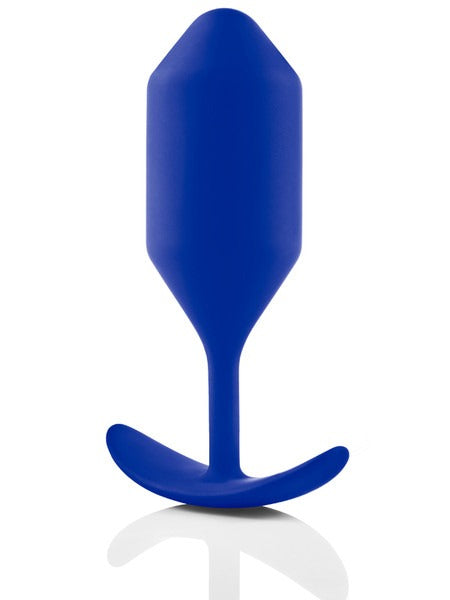 b-Vibe Snug Plug 4 Weighted Silicone Anal Plug - XL