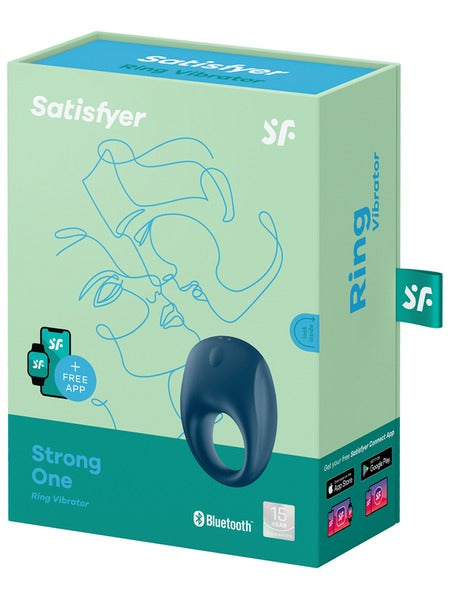 Satisfyer Strong One Rechargeable Cock Ring with App Control