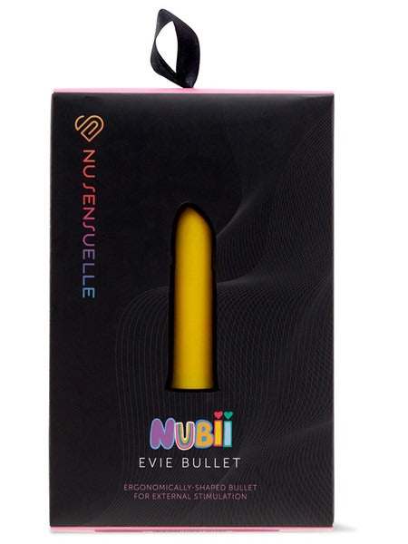 Nu Sensuelle Nubii Evie Rechargeable Slanted Bullet - Yellow