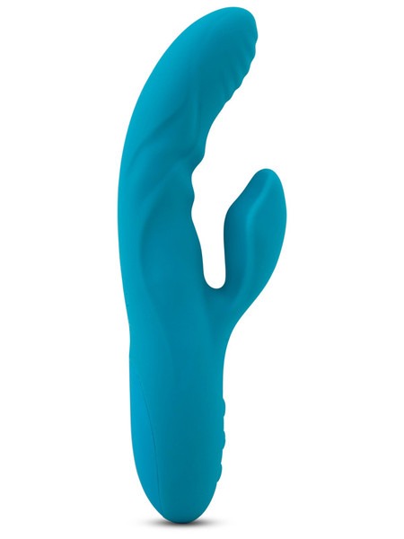 Nu Sensuelle Nubii Kiah Rechargeable Rabbit Vibrator - Blue