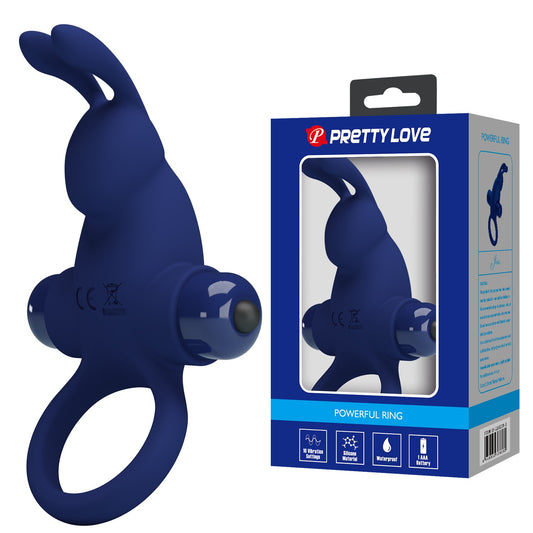 Pretty Love Jiro Powerful Rabbit Vibrating Cock Ring