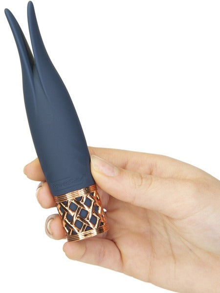 BMS Pillow Talk Secrets Playful Rechargeable Luxurious Mini Massager - Blue