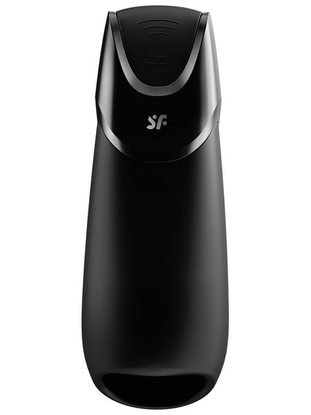 Satisfyer Men Vibration + Masturbator with App Control - Black