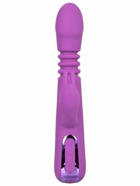 CalExotics Jack Rabbit Elite Thrusting Rechargeable Rabbit Vibrator - Purple