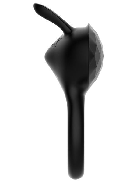 Diamonds by Playful The Duke Rechargeable Cock Ring - Black